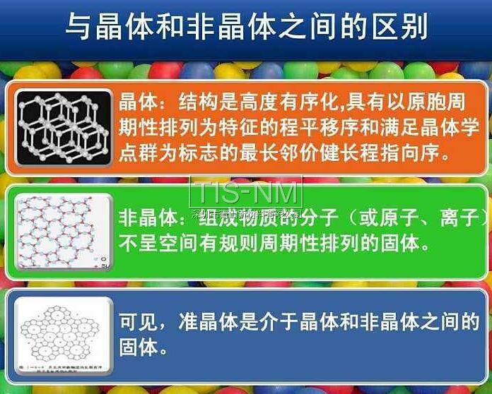 晶體、非晶體、準(zhǔn)晶體之間的區(qū)別